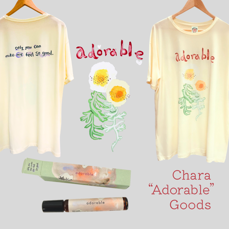 Chara Tシャツ　「春菊ちゃんTシャツ」 7/26(日)Billboard Live TOKYO公演から、新グッズ販売開始！